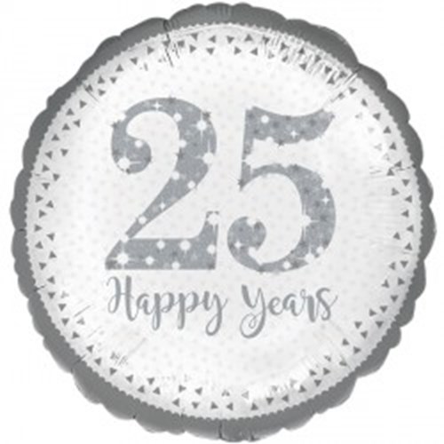 Happy 25th Years Helium Balloon - Award-Winning